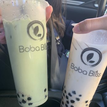 Boba Bliss - Brown Sugar and strawberry matcha latte - Bubble Tea Near Me - Dublin, California