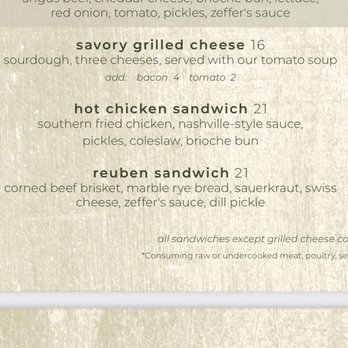 Zeffer’s Café - This is the menu item. - New American Near Me - Las Vegas, Nevada Zeffer’s Café - This is the menu item. - New American Near Me - Las Vegas, Nevada