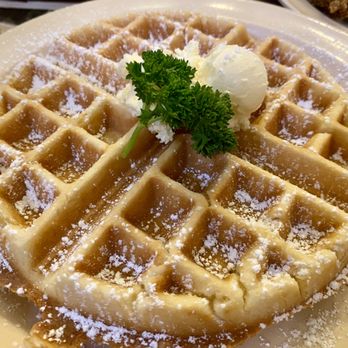 Stagecoach Restaurant - Waffle that comes as side for Chicken Fried Chicken Breasts. - Breakfast & Brunch Near Me - Sacramento, California Stagecoach Restaurant - Waffle that comes as side for Chicken Fried Chicken Breasts. - Breakfast & Brunch Near Me - Sacramento, California