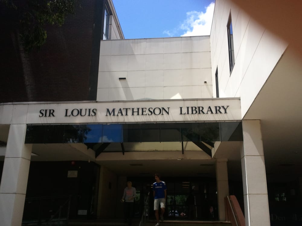 MATHESON LIBRARY Updated April 2024 Monash University Clayton