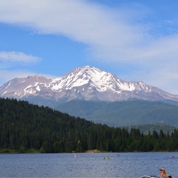Reynolds Resorts - View of the mountain from beach area - Resorts Near Me - Mt Shasta, California
