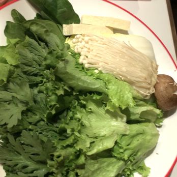 Pipa Mountain Hot Pot - Vegetables Platter - Hot Pot Near Me - Seattle, Washington