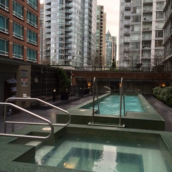 L'Hermitage Hotel - Not sure I'm ready to brave the hot tub in this cold, but very cool none the less - Hotels Near Me - Vancouver, British Columbia