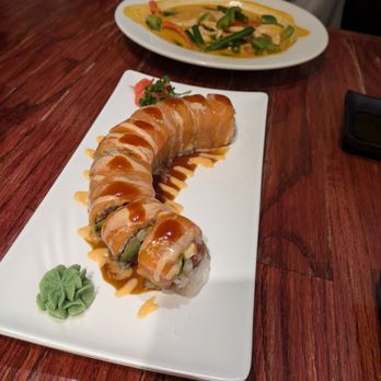 Bangkok Haus - Princess of Dawn roll & panang curry - Thai Near Me - Helen, Georgia Bangkok Haus - Princess of Dawn roll & panang curry - Thai Near Me - Helen, Georgia