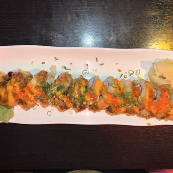 Sushi Hook - Double Crunch (No Cream Cheese With Sweet and Spicy Sauce Instead of Sweet and Creamy) - Sushi Bars Near Me - Sacramento, California Sushi Hook - Double Crunch (No Cream Cheese With Sweet and Spicy Sauce Instead of Sweet and Creamy) - Sushi Bars Near Me - Sacramento, California