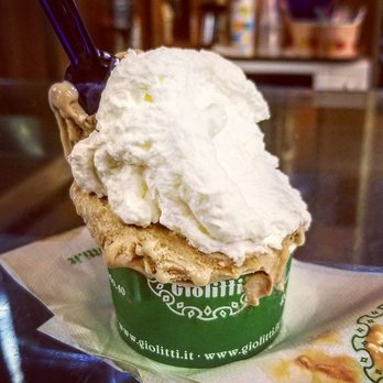 Giolitti - Small Gelato // Two flavors served with a scoop of whipped cream - Ice Cream & Frozen Yogurt Near Me - Rome, RM Giolitti - Small Gelato // Two flavors served with a scoop of whipped cream - Ice Cream & Frozen Yogurt Near Me - Rome, RM