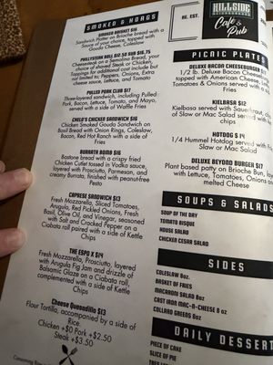 Menu photo 1 Hillside Cafe & Pub Ansonia, CT