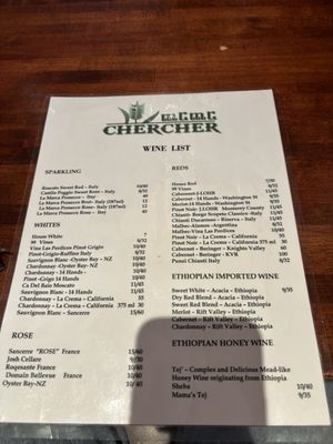 Menu photo 2 Chercher Ethiopian Restaurant & Mart Washington, DC, DC