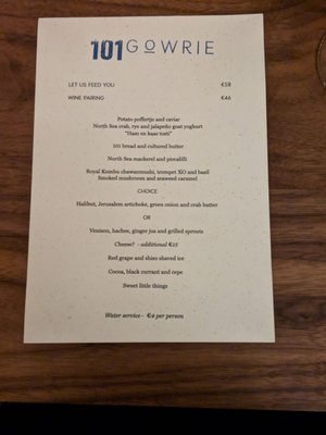Menu photo 2 101 Gowrie Amsterdam, NH