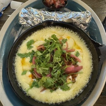 Locals Tacos and Tequila - Queso Fundido. This was good, i would give it a 6/10. - Mexican Near Me - West Springfield, Virginia