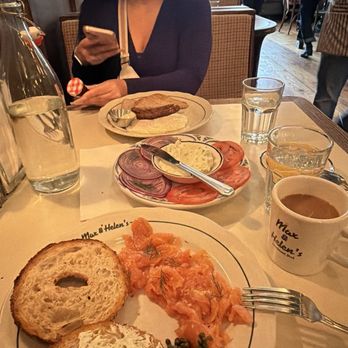 Max & Helen’s - Courage Bagel Platter and Diner Breakfast - Delis Near Me - Los Angeles, California