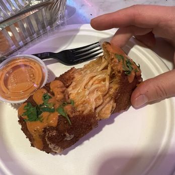 Unregular Pizza - Fried Pasta Vodka Sauce - Pizza Near Me - New York, New York Unregular Pizza - Fried Pasta Vodka Sauce - Pizza Near Me - New York, New York