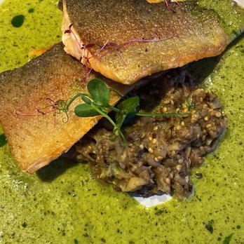 Le Vertugadin - Trout with eggplant - Restaurants Near Me - Chantilly, 60 Le Vertugadin - Trout with eggplant - Restaurants Near Me - Chantilly, 60