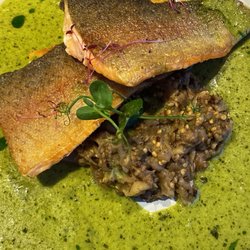 Le Vertugadin - Trout with eggplant