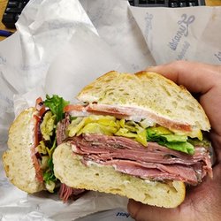 Lunardi's Markets - Pastrami sliced right in front of you.