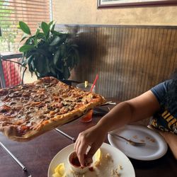 Russo's New York Pizzeria - This was Meat Lovers 16" square Pizza