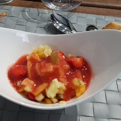 The Popote - Salsa de fruits. ... coulis de fraise