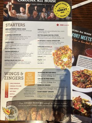 Menu photo 3 Carolina Ale House Concord, NC Menu photo 3 Carolina Ale House Concord, NC