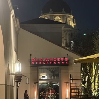 Alexander's Steakhouse - Pasadena - Entrance with City Hall in background - Steakhouses Near Me - Pasadena, California Alexander's Steakhouse - Pasadena - Entrance with City Hall in background - Steakhouses Near Me - Pasadena, California