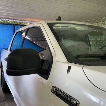 Performance Motorworks - Window tinting on a 2020 F150 - Auto Repair Near Me Performance Motorworks - Window tinting on a 2020 F150 - Auto Repair Near Me