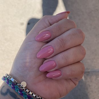 Kai’s Nail Spa - Looove my almond shape dip nails! - Nail Salons Near Me - Davie, Florida