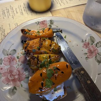 Gersi - Grilled sweet peppers bruschetta - Italian Near Me - Richmond, Virginia