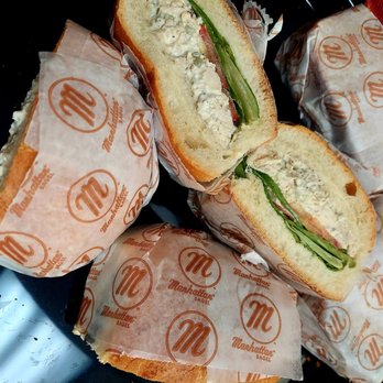 Manhattan Bagel - Tasteless chicken salad sandwiches - Bagels Near Me - Totowa, New Jersey