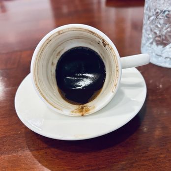 Sara's Mediterrean Grill - 12/5/25 - thick coffee grounds at the bottom of the cup. Don't drink that. - Mediterranean Near Me - Wappingers Falls, New York