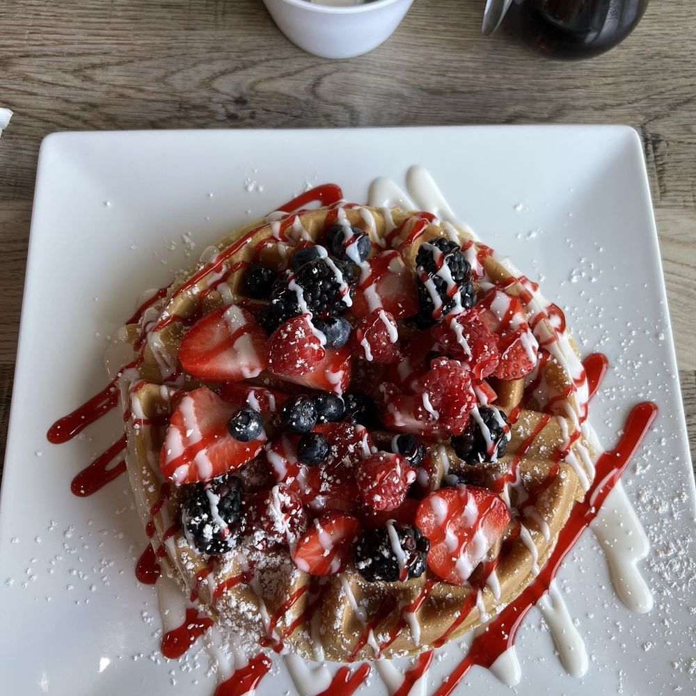 My Cafe Breakfast & Lunch - Berry Dream Waffle - Breakfast & Brunch Near Me - Fort Worth, Texas