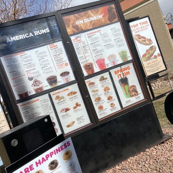 Dunkin' -  a sign for a donut shop - Donuts Near Me - Thornton, Colorado