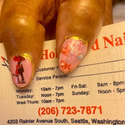 Hollywood Nails - Nails done by Vivian