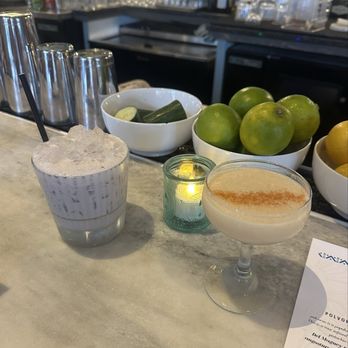 Morris American Bar - Polvoron Sour and Ube creme cocktails - Cocktail Bars Near Me - Washington, DC, District of Columbia