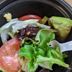 St Timothy's Episcopal Church - Side salad with baby bell peppers and tomatoes.