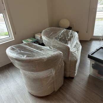 Next Moving Company - Photo of wrapped furnitures. - Movers Near Me - Pasadena, California