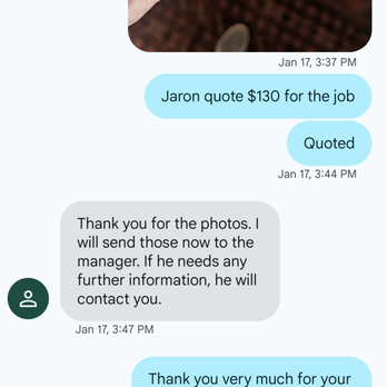 Dan's Pro-Lock - My complaint and the photos they requested - Keys & Locksmiths Near Me