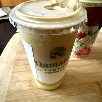 Qamaria Yemeni Coffee - Pistachio Latte - Coffee & Tea Near Me - Chicago, Illinois Qamaria Yemeni Coffee - Pistachio Latte - Coffee & Tea Near Me - Chicago, Illinois