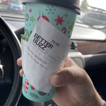 Better Buzz Menifee - Well I'm back at it!! Had to try their Mocha de Mexico! - Coffee & Tea Near Me - Menifee, California