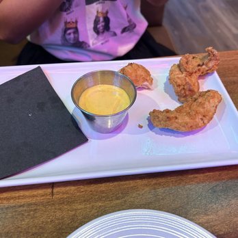 Lucky Strike Miami - What's left of the chicken tenders. Came with fries as well. - Bowling Near Me - Miami, Florida Lucky Strike Miami - What's left of the chicken tenders. Came with fries as well. - Bowling Near Me - Miami, Florida