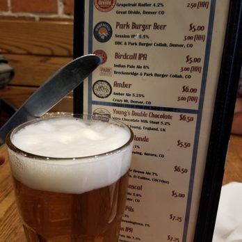 Park Burger - Mild IPA for Hoppy head - Burgers Near Me - Denver, Colorado