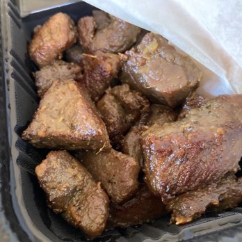 Amazing Basil - Close up of ribeye cubes - Asian Fusion Near Me - Fremont, California
