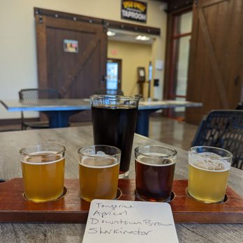 Lost Coast Brewery Taproom - Flight and a glass of root beer! - Breweries Near Me - Eureka, California