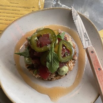 Canard - Tuna tostada - Wine Bars Near Me - Portland, Oregon Canard - Tuna tostada - Wine Bars Near Me - Portland, Oregon