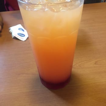 Perkins American Food - Sunrise cooler (orange juice, Sprite, and cherry syrup) - American Near Me - Collierville, Tennessee Perkins American Food - Sunrise cooler (orange juice, Sprite, and cherry syrup) - American Near Me - Collierville, Tennessee