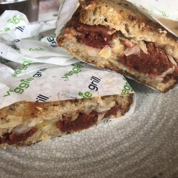Veggie Grill by Next Level - reuben on rye - Vegan Near Me - Cambridge, Massachusetts