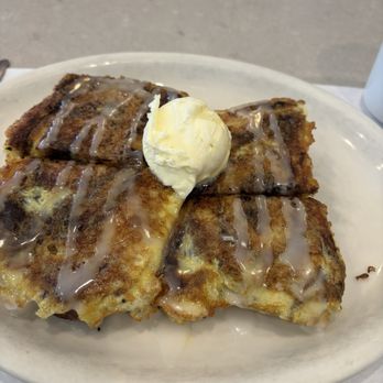 Moonakis Cafe - Cinnamon roll French toast. - Waffles Near Me - East Falmouth, Massachusetts