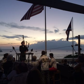Fleetwood's on Front St - Opening to the show, young bagpipe player to start off - New American Near Me - Lahaina, Hawaii Fleetwood's on Front St - Opening to the show, young bagpipe player to start off - New American Near Me - Lahaina, Hawaii