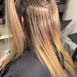 Celebration Salon Wigs and Extensions - K tip installation
