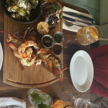 Makro - Surf and Turf with a classic Mojito and their version of a Spritz - Seafood Near Me - Montreal, Quebec