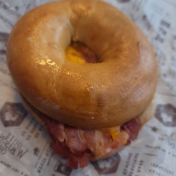White Bison Coffee - Tons of bacon on the Bacon Egg and Cheese bagel. - Coffee & Tea Near Me - Nashville, Tennessee White Bison Coffee - Tons of bacon on the Bacon Egg and Cheese bagel. - Coffee & Tea Near Me - Nashville, Tennessee