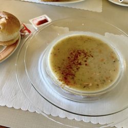 Red Barn Gift Shop & Restaurant - Seafood chowder (this was kind of weird)